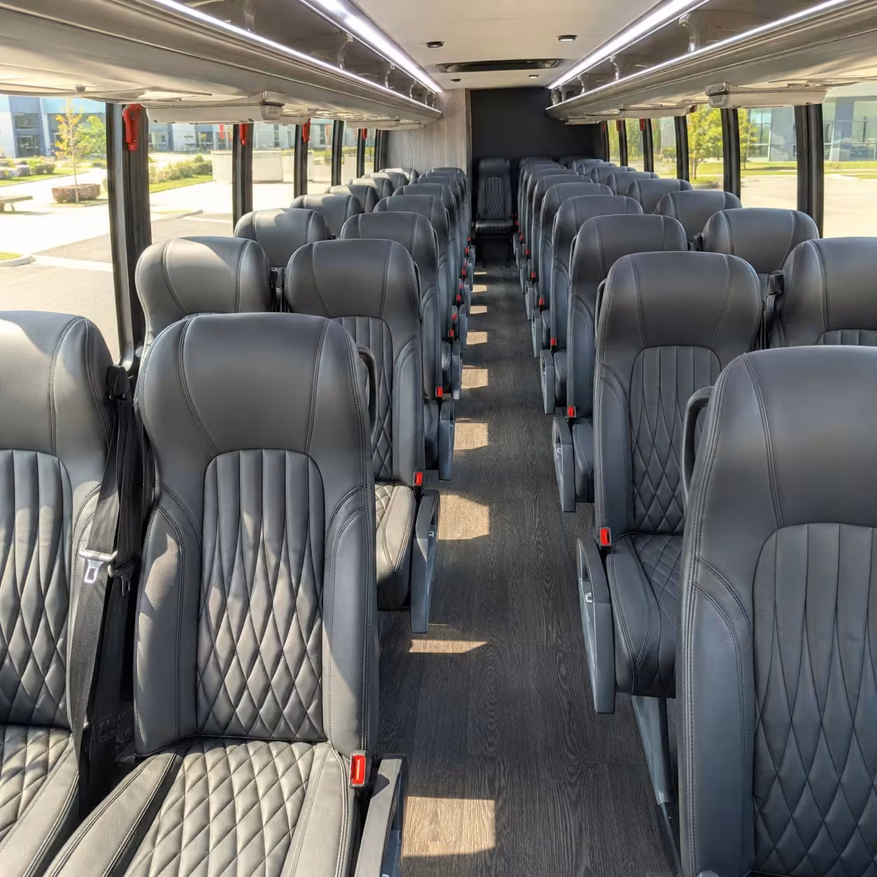 15 35 passenger minibus inside
