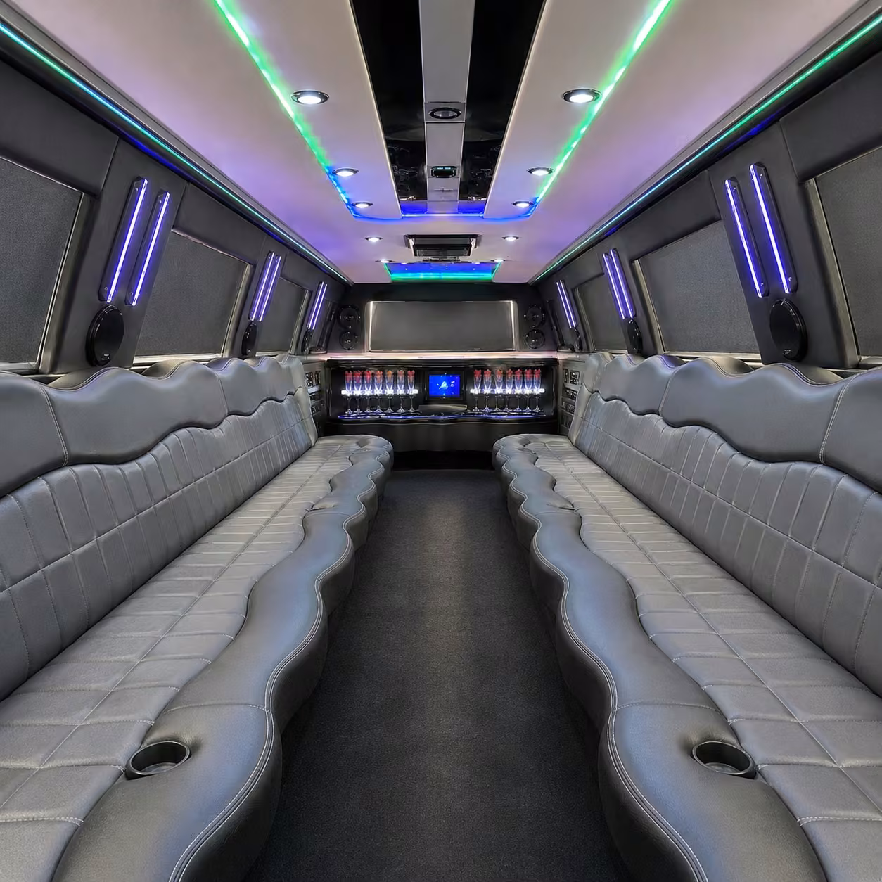 fort lauderdale limo interior